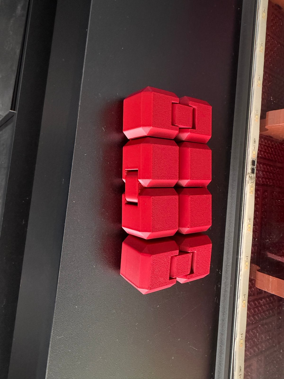 Rode Fidget Toy / Infinity Cube, Ophalen of Verzenden, Nieuw, Jongen of Meisje