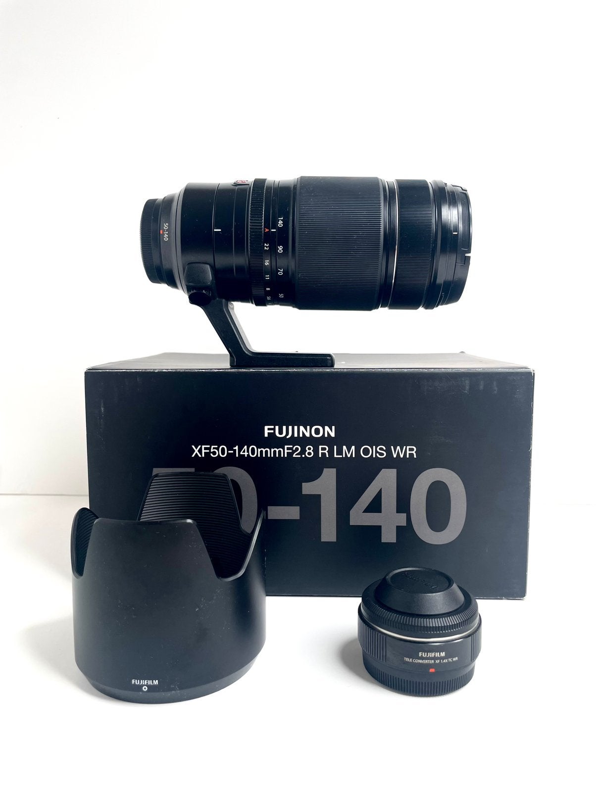 Fujifilm xf 50-140mm R LM OIS WR  f2.8 + Tele converter 1.4x, Ophalen, Zo goed als nieuw, Telelens