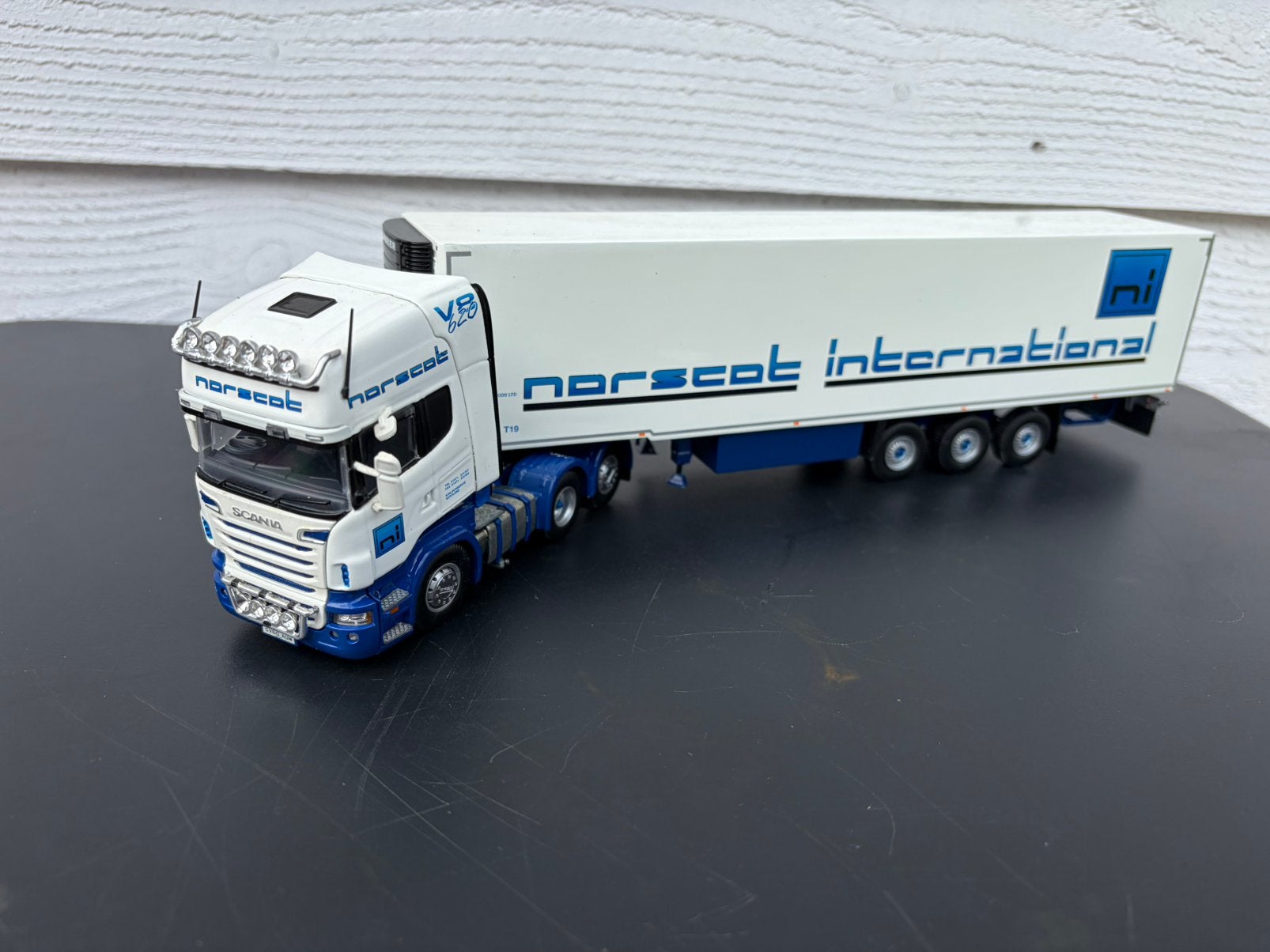 TEKNO SCANIANORSCOT INTERNATIONEL, Hobby en Vrije tijd, Ophalen of Verzenden, Zo goed als nieuw, Bus of Vrachtwagen, Tekno