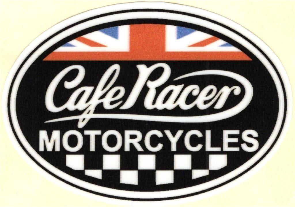 Cafe Racer Motorcycles Union Jack sticker #13, Ophalen of Verzenden