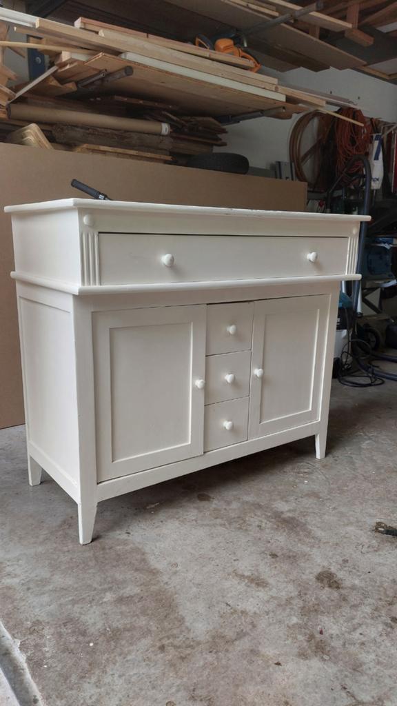 Mooie witte commode 110x54x94, Ophalen, Gebruikt, 50 tot 70 cm, 100 cm of meer