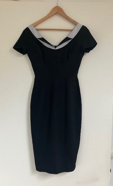 Leuke jurk Glamour Bunny maat S, Zwart, Glamour Bunny, Ophalen of Verzenden, Zo goed als nieuw