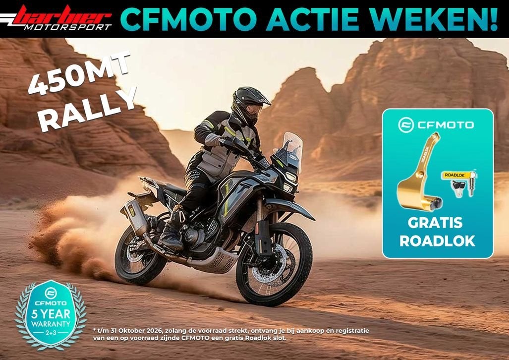 ⭐️⭐CFMOTO 450 MT RALLY CF MOTO 450MT (NIEUW)⭐️⭐, Motoren, 2 cilinders, Bedrijf, Onbekend, 449 cc