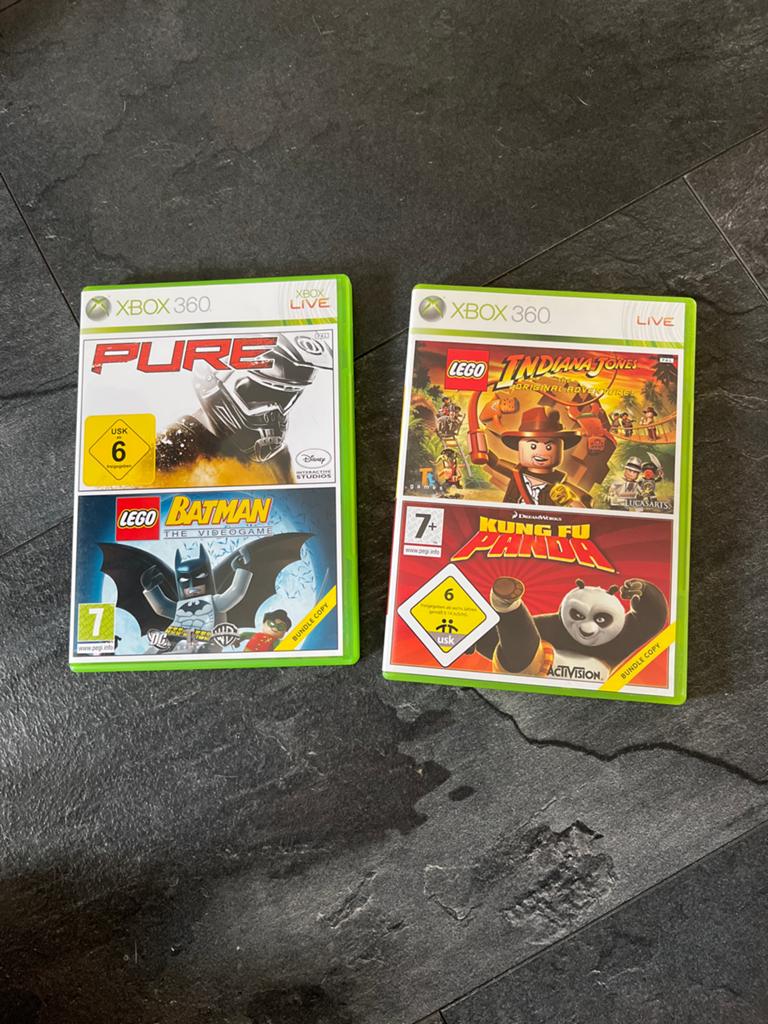 Xbox 360 Games: Pure, Lego Batman, Lego Indiana Jones, Kung, Gebruikt, 1 speler, Racen en Vliegen, Ophalen of Verzenden