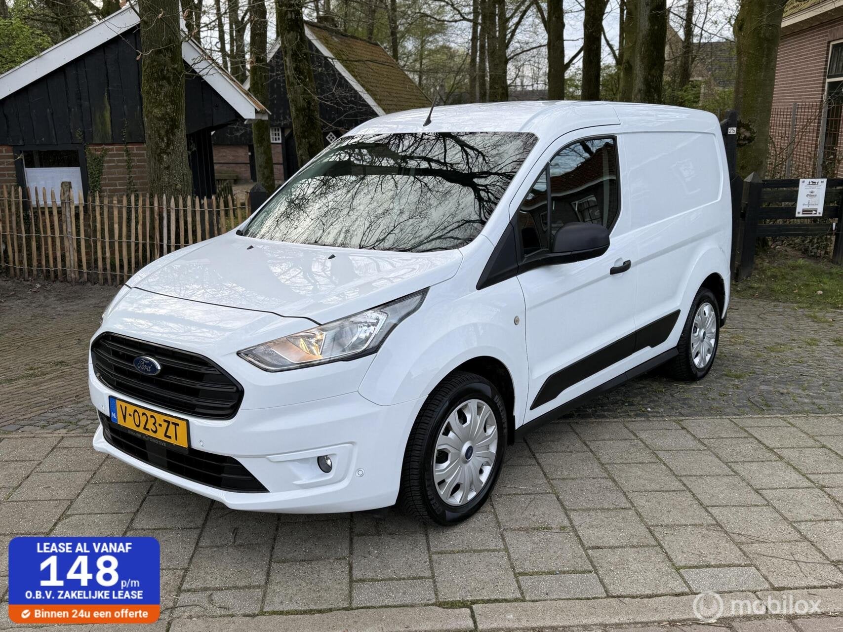 Ford Transit Connect 1.5 ECO Blue Nieuwe APK! MARGE!, Auto's, Bestelauto's, Voorwielaandrijving, Gebruikt, Euro 6, 4 cilinders