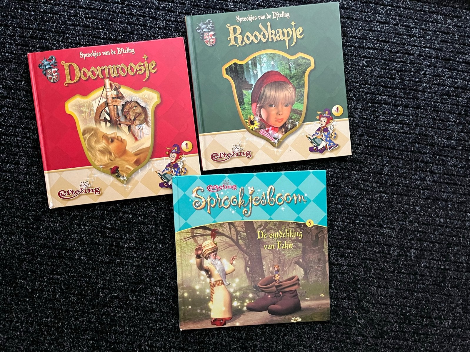 Efteling Sprookjesboeken: Doornroosje, Roodkapje, Spookjesbo, Ophalen of Verzenden, Gelezen