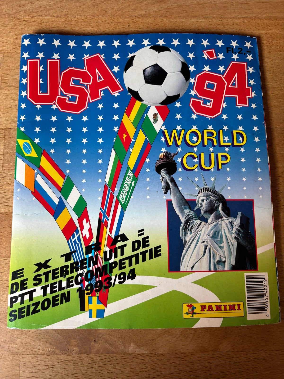 Panini USA '94 World Cup Sticker Album - Romario Maradona, Plus, Ophalen of Verzenden