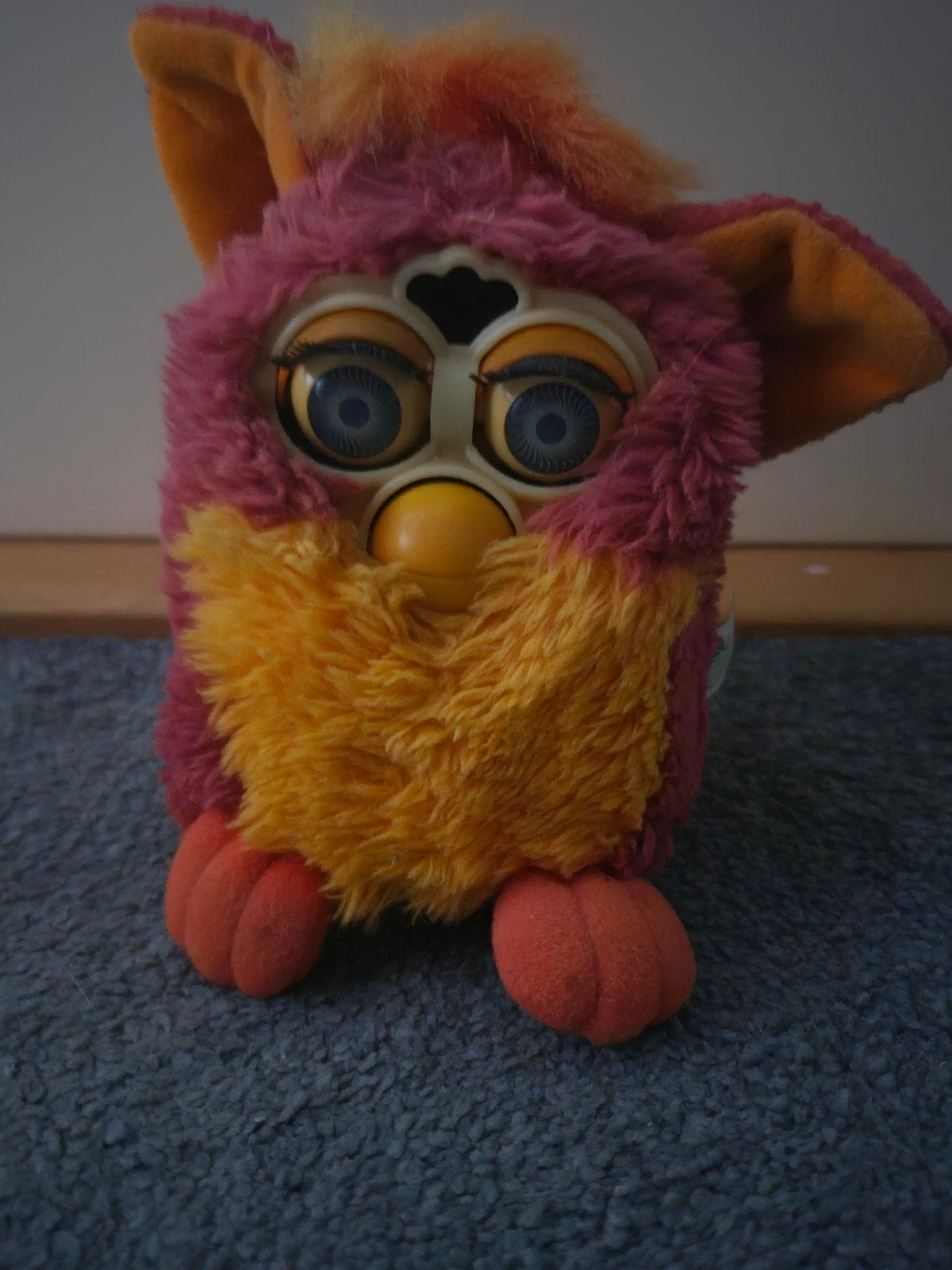 Vintage Furby - Roze/Oranje - Interactief Speelgoed, Ophalen, Gebruikt, Jongen of Meisje
