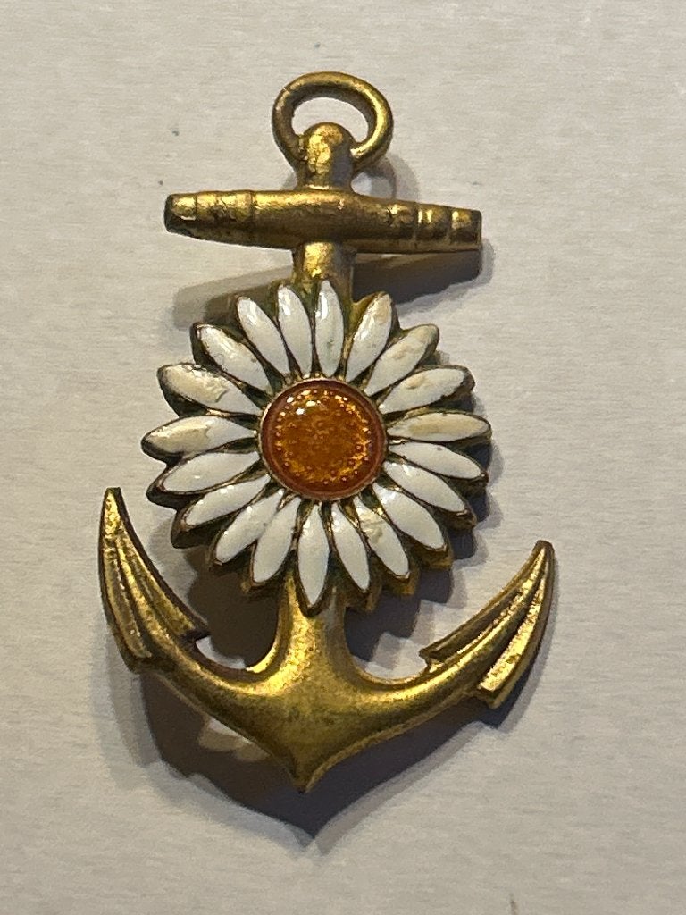 Origineel WW2 Margrietspeldje Koopvaardij, Verzenden, Marine, Nederland, Embleem of Badge