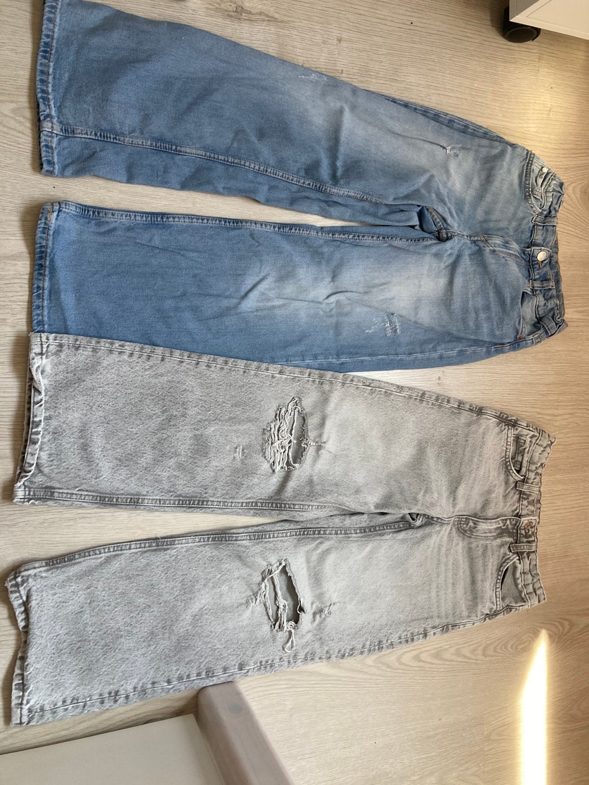 Kledingpakket meisjes broeken, Ophalen, Gedragen, Blauw, W27 (confectie 34) of kleiner