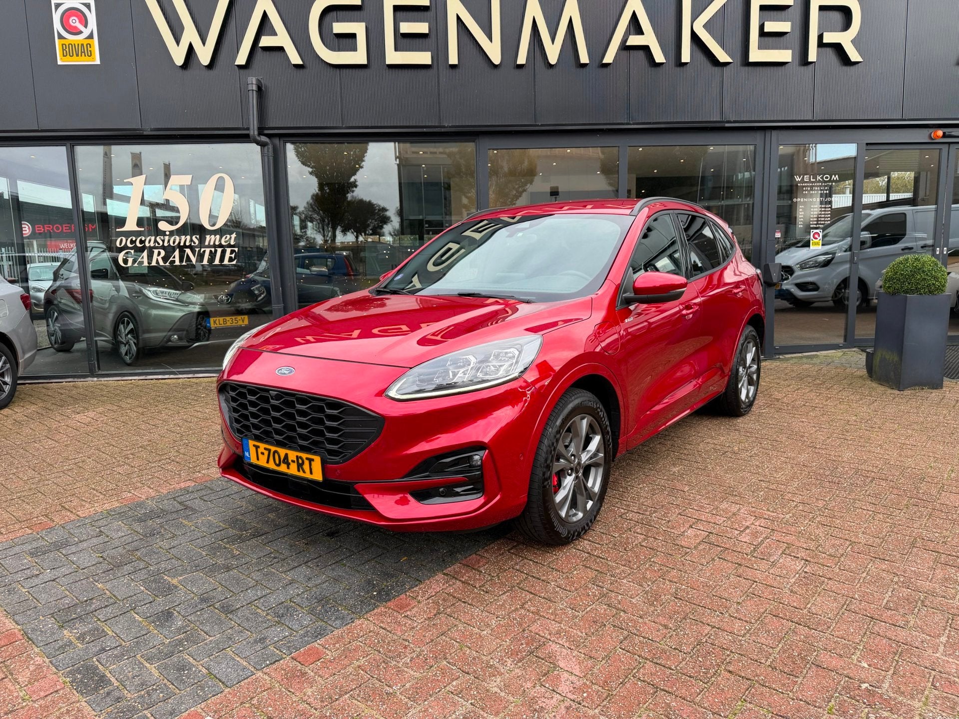 Ford Kuga 2.5 PHEV ST-Line X AUT|NAV|ACC|HeadUp|DealerOH, Auto's, 14 kWh, Gebruikt, 4 cilinders, Bedrijf