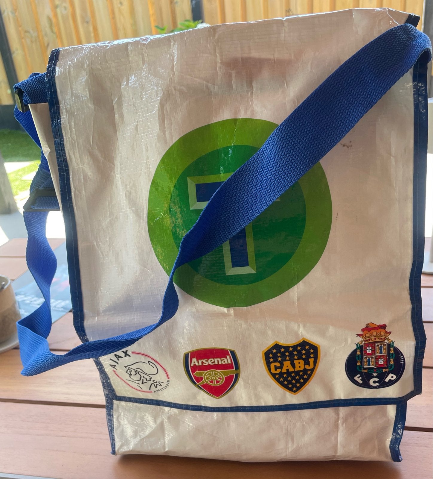 Plastic schoudertas van AJAX tournament, Ophalen of Verzenden, Gebruikt, Ajax