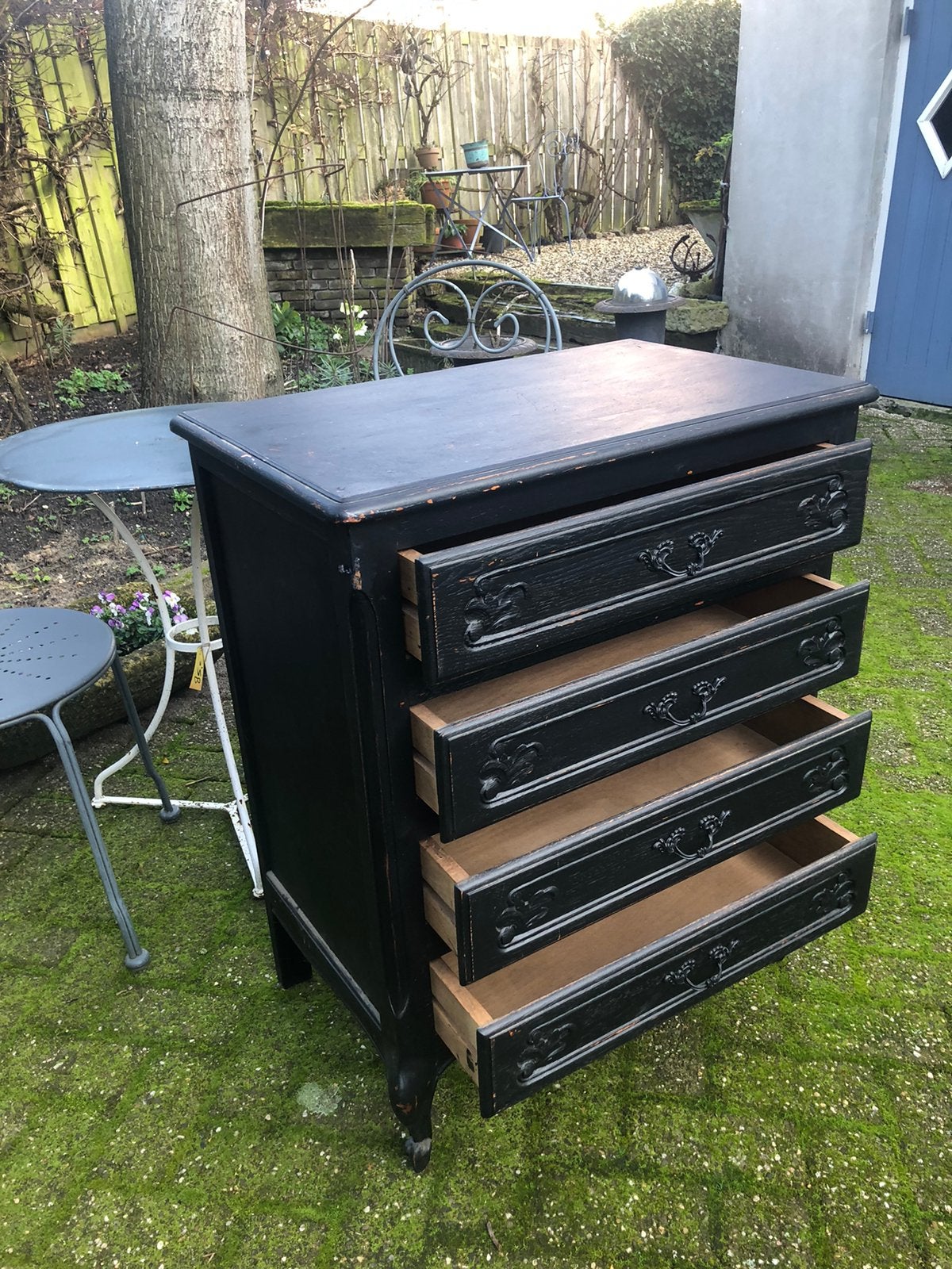 Ladenkast/brocante ladenkast/franse ladenkast/kast, Ophalen