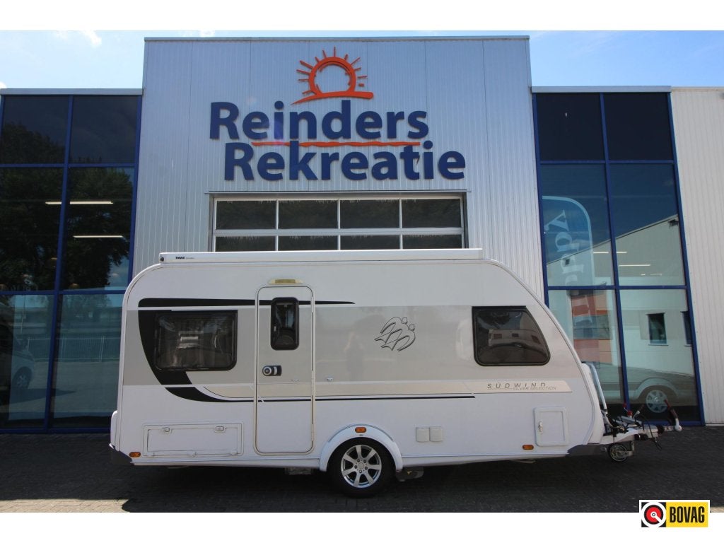 Knaus Sudwind Silver Selection 450 FU Mover Thule 6300 Fiets, Rondzit, Bedrijf, Schokbreker, 4 tot 5 meter