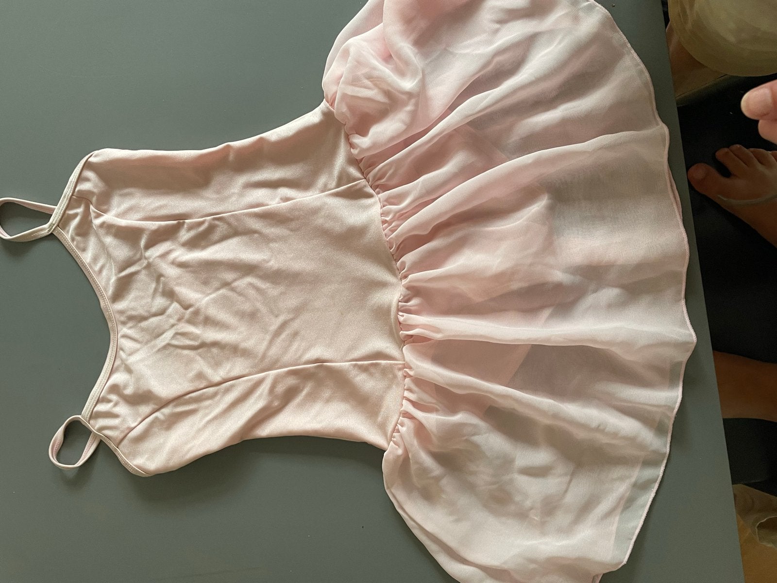 Roze balletpakje met rokje maat 128/134, Ophalen of Verzenden, Zo goed als nieuw, Kleding