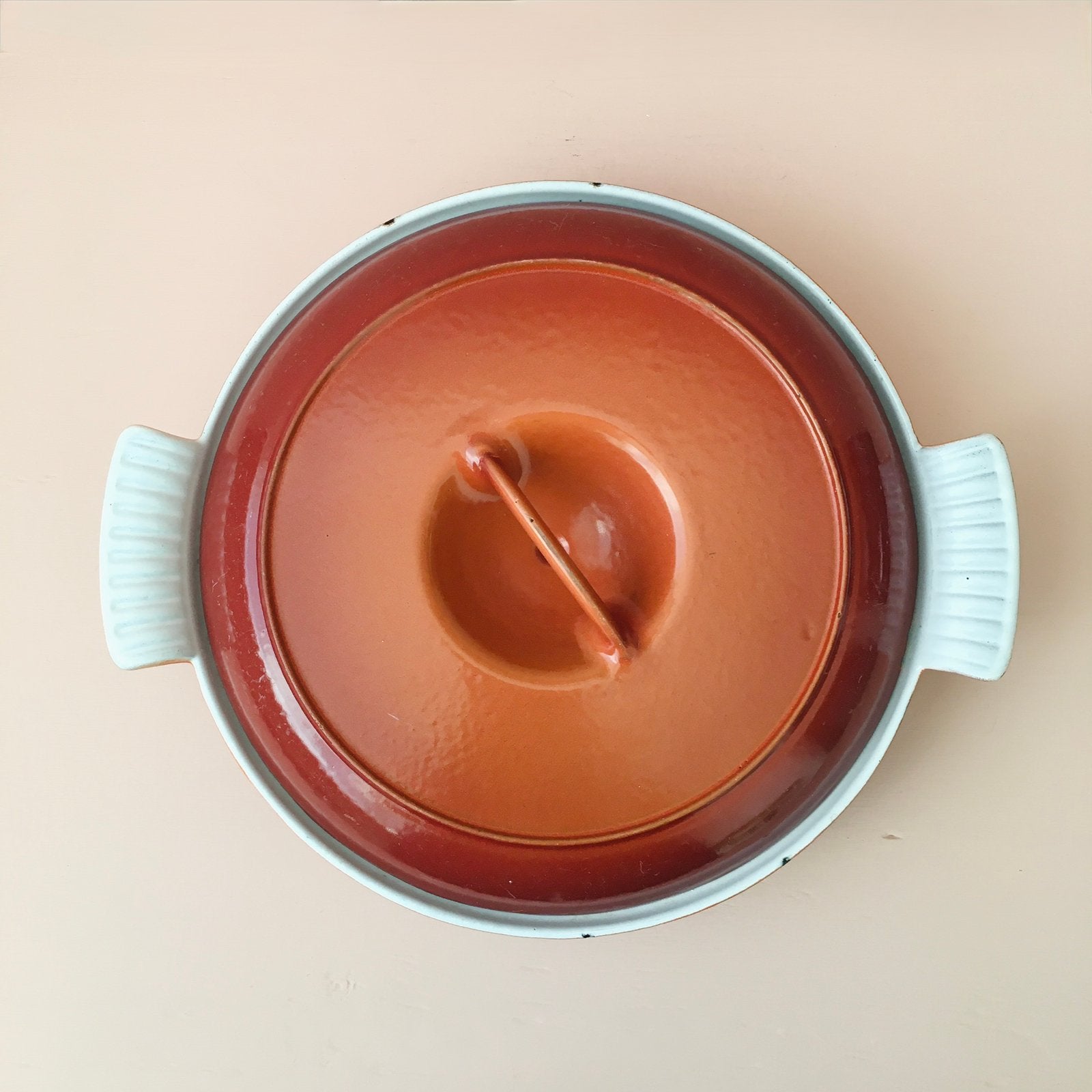 IZGS - oranje pan-ovenschaal-cocotte van DRU HOLLAND, Ophalen of Verzenden, Zo goed als nieuw, Overige materialen