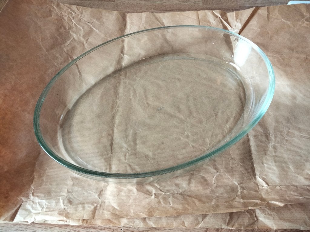 Ovenschaal ovaal 35 cm, Ophalen of Verzenden, Overige stijlen, Glas, Schaal of Schalen
