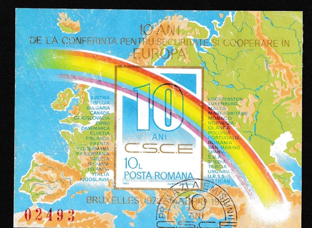B 35 - Blok van Roemenië 1982 gestempeld € 10,00, Postzegels en Munten, Postzegels | Europa | Overig, Ophalen of Verzenden, Overige landen
