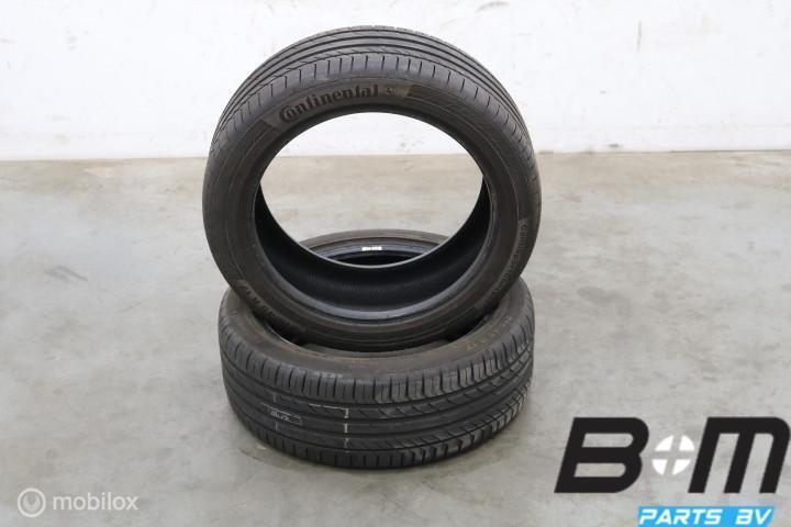 2 x 2154517 91W Conti SportContact 5 met 6mm 215 45 17, Auto-onderdelen, Banden en Velgen, Gebruikt, Band(en)