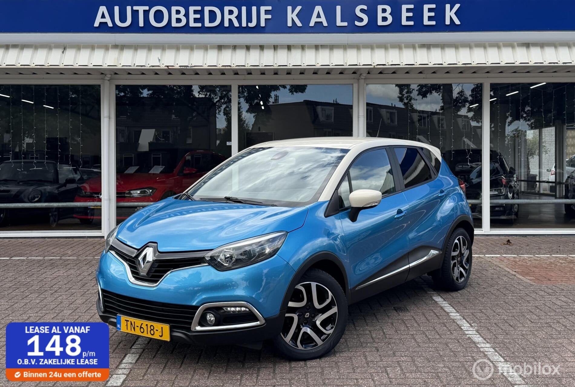 Renault Captur 1.2 TCe Expression|Automaat|Cruise|Stoelverwa, Gebruikt, Euro 6, Blauw, 49 €/maand