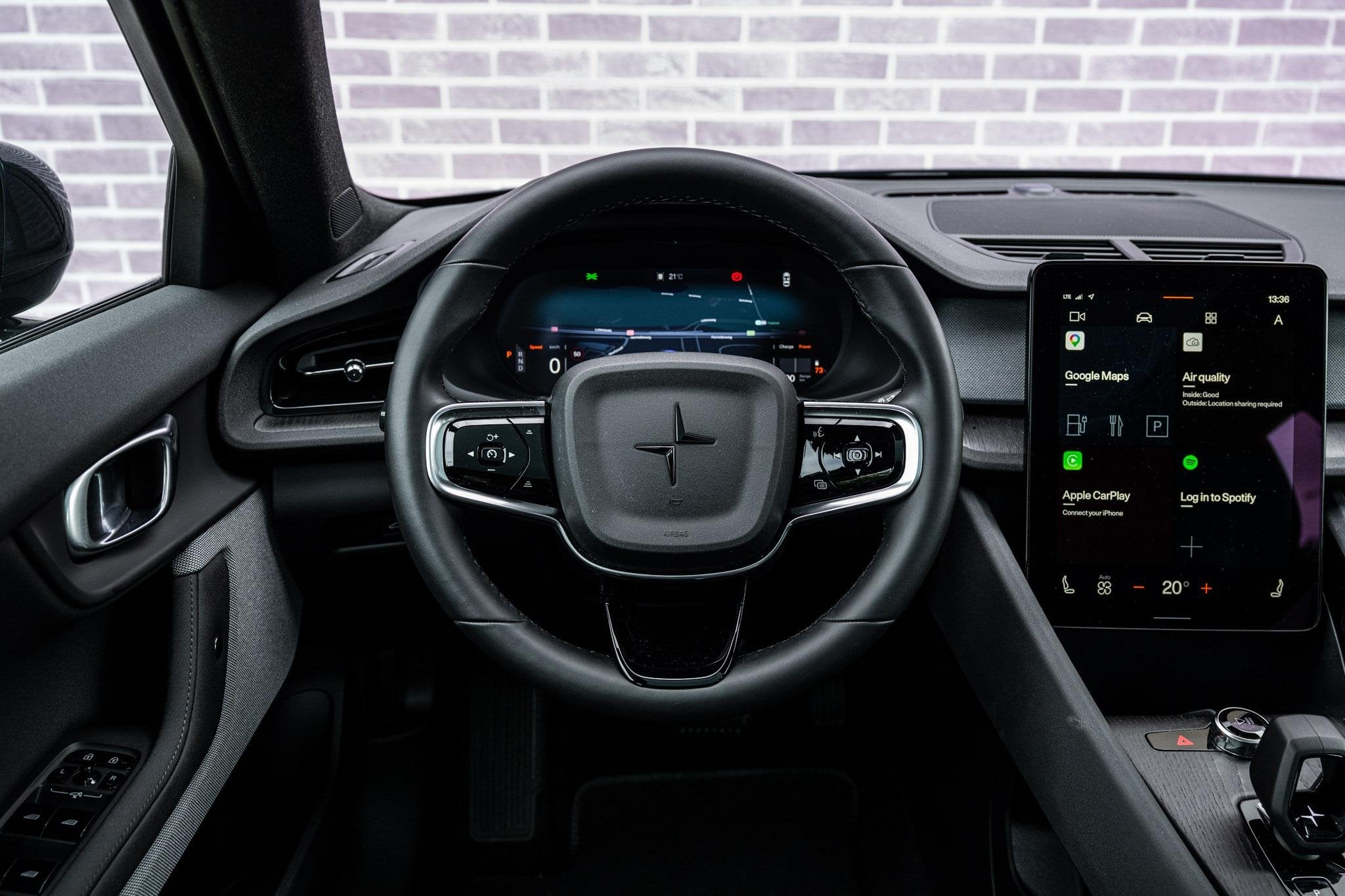 Polestar 2 Long Range Single Motor 82 kWh | Trekhaak | Panor, Auto's, Gebruikt, 82 kWh, Blauw, Origineel Nederlands