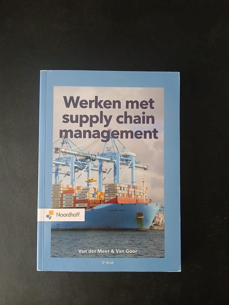 Supply chain management, Ophalen of Verzenden, Zo goed als nieuw, Management, Noordhoff Uitgevers