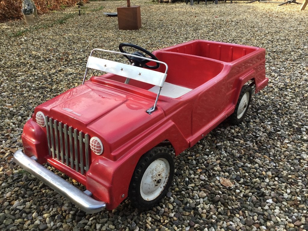 Trapauto jeep, Ophalen