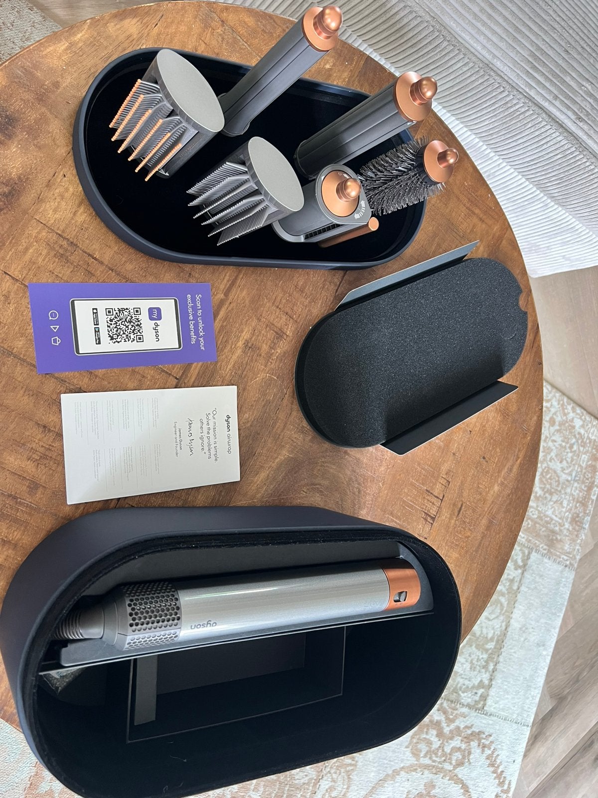 Dyson airwrap, Sieraden, Tassen en Uiterlijk, Uiterlijk | Haarverzorging, Ophalen, Zo goed als nieuw, Föhn of Haardroger