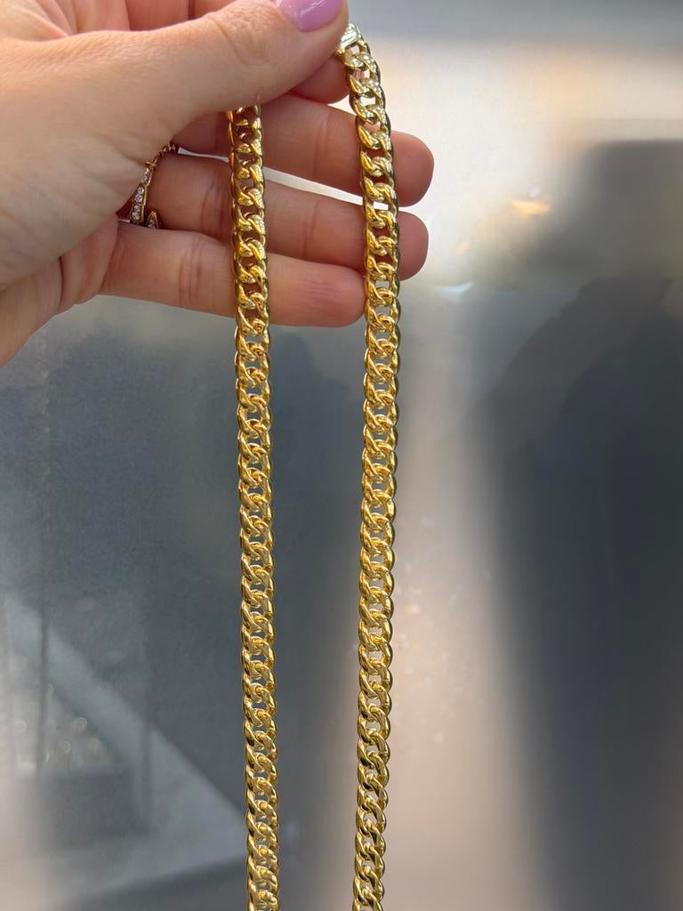 14KT Goud - 81 Gram - Ketting - CUBAN, Sieraden, Tassen en Uiterlijk, Ophalen, Nieuw, Goud