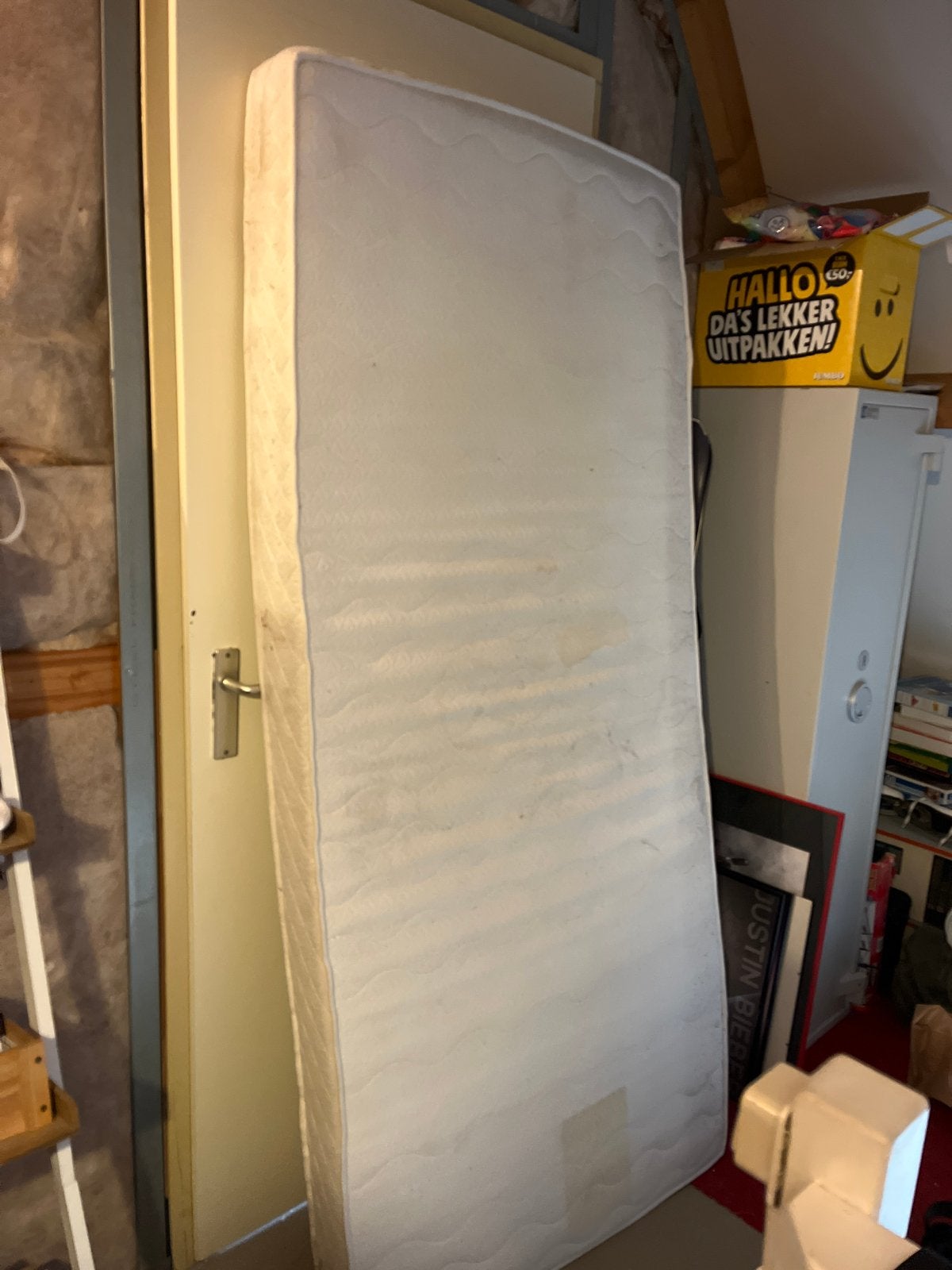 Eenpersoons matras, gebruikt, Ophalen, Gebruikt, 90 cm, Eenpersoons