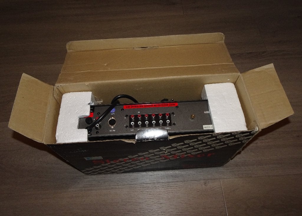 Soundcraft Conrad SA-100 Stereo Mixer + orig. doos (vintage), Ophalen of Verzenden, Gebruikt, Microfooningang