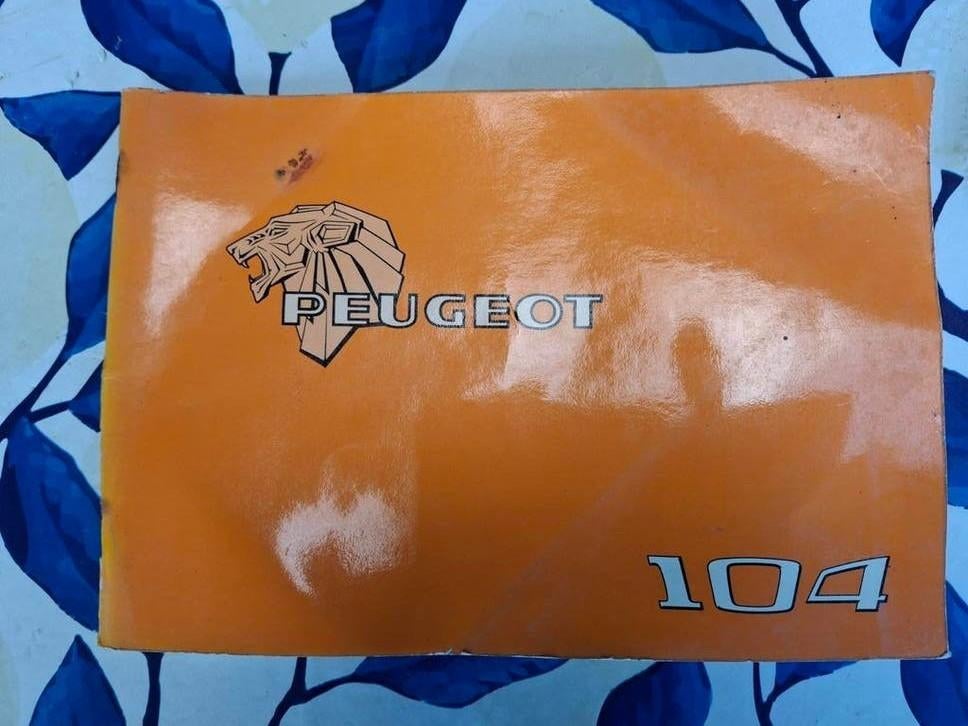 Handleiding Instructieboekje Peugeot 104, Ophalen of Verzenden