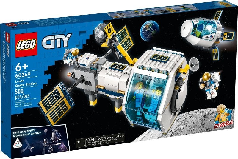LEGO 60349 Ruimtestation op de maan (nieuwstaat), Ophalen of Verzenden, Zo goed als nieuw, Complete set, Lego