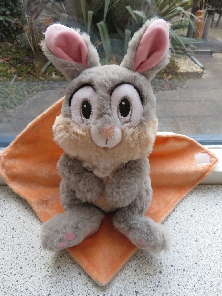 Konijn Stampertje met knuffeldekentje merk Nicotoy, Disney, Konijn, Ophalen of Verzenden, Zo goed als nieuw