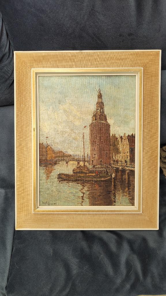 Schilderij Montelbaanstoren Amsterdam JA Pietersen, Ophalen