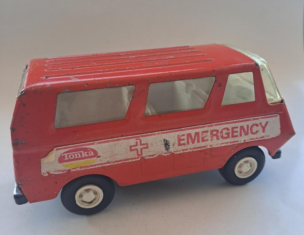 TONKA auto - emergency, Kinderen en Baby's, Speelgoed | Speelgoedvoertuigen, Ophalen of Verzenden, Gebruikt