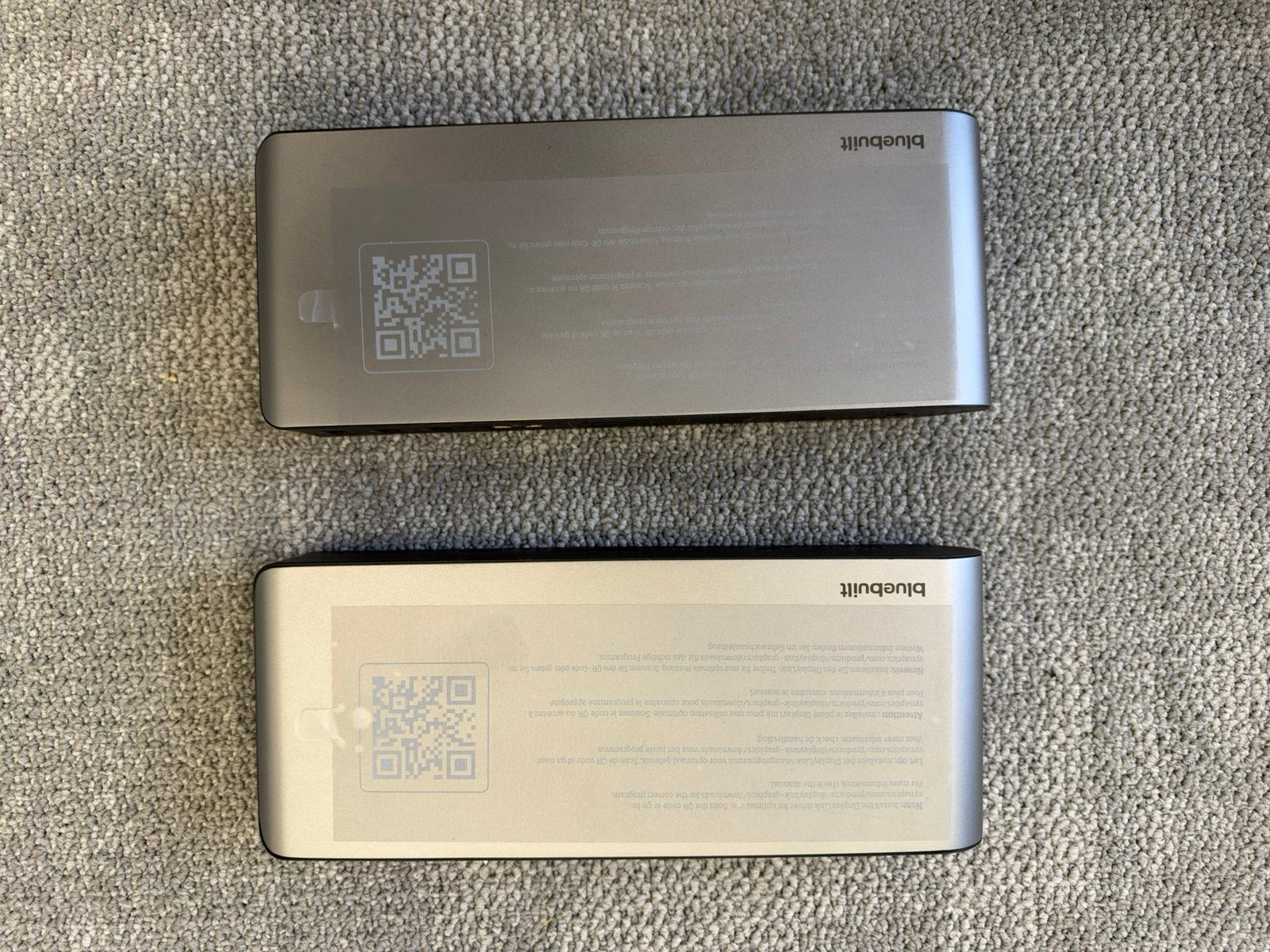 2x BlueBuilt DisplayLink Docking Station Pro USB-C, Ophalen of Verzenden, Zo goed als nieuw, Harde schijf