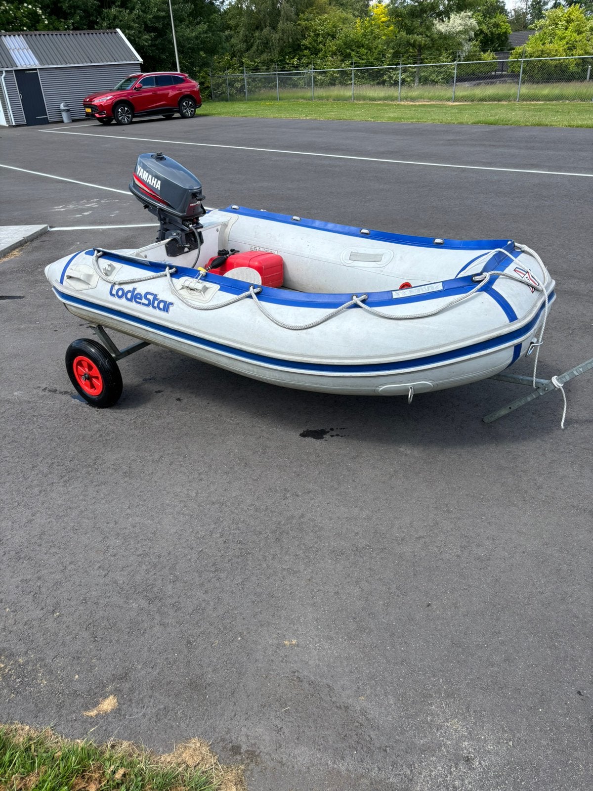 Lodestar rubberboot met motor, Watersport en Boten, Ophalen, Zo goed als nieuw, Overige typen, Motorboot
