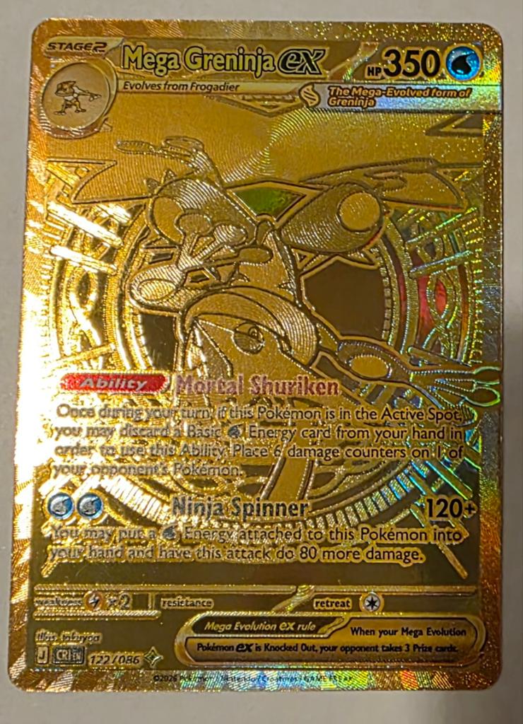 Mega Greninja CRI 122, Ophalen of Verzenden, Zo goed als nieuw
