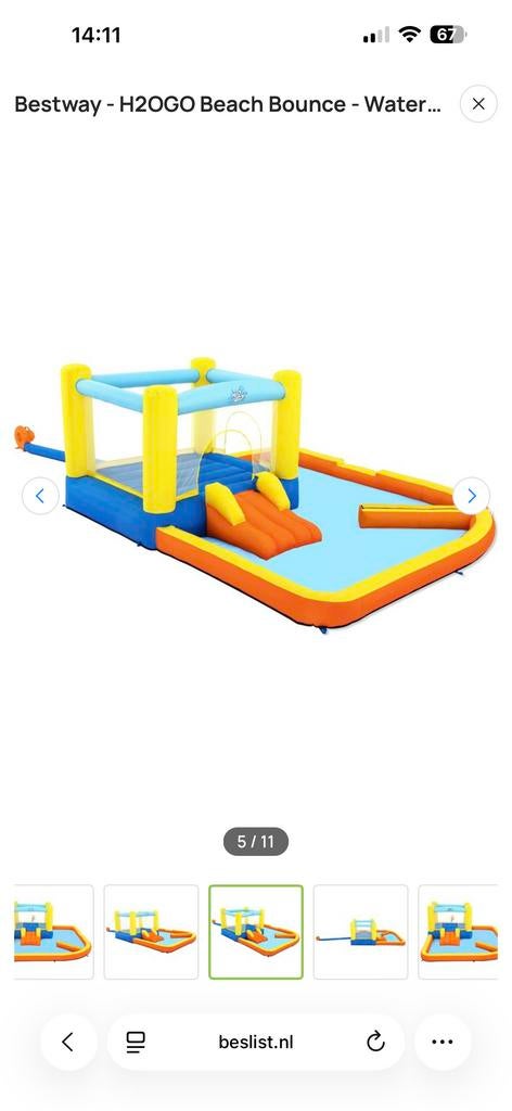 Bestway H2OGO Beach Bounce Waterpark, Ophalen, Zo goed als nieuw