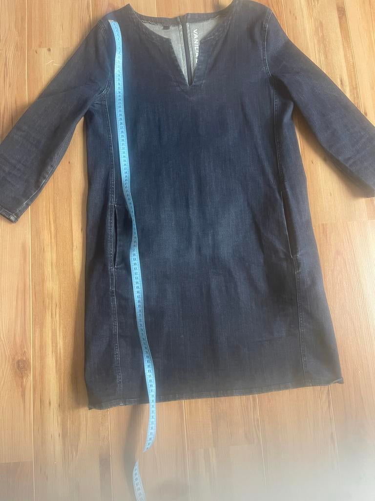 Vanillia spijkerjurk maat 42, Kleding | Dames, Blauw, Maat 42/44 (L), Ophalen of Verzenden, Zo goed als nieuw