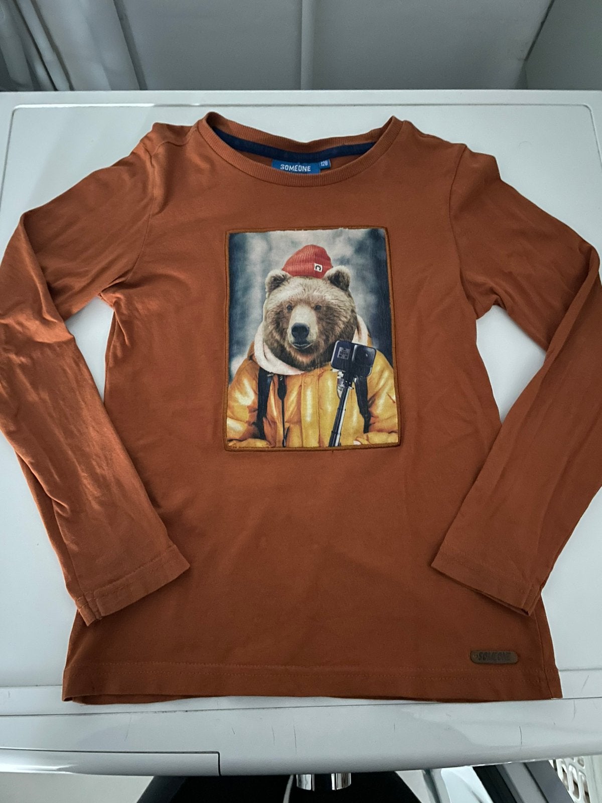 Someone longsleeve maat 128, Ophalen of Verzenden, Zo goed als nieuw, Meisje, Shirt of Longsleeve