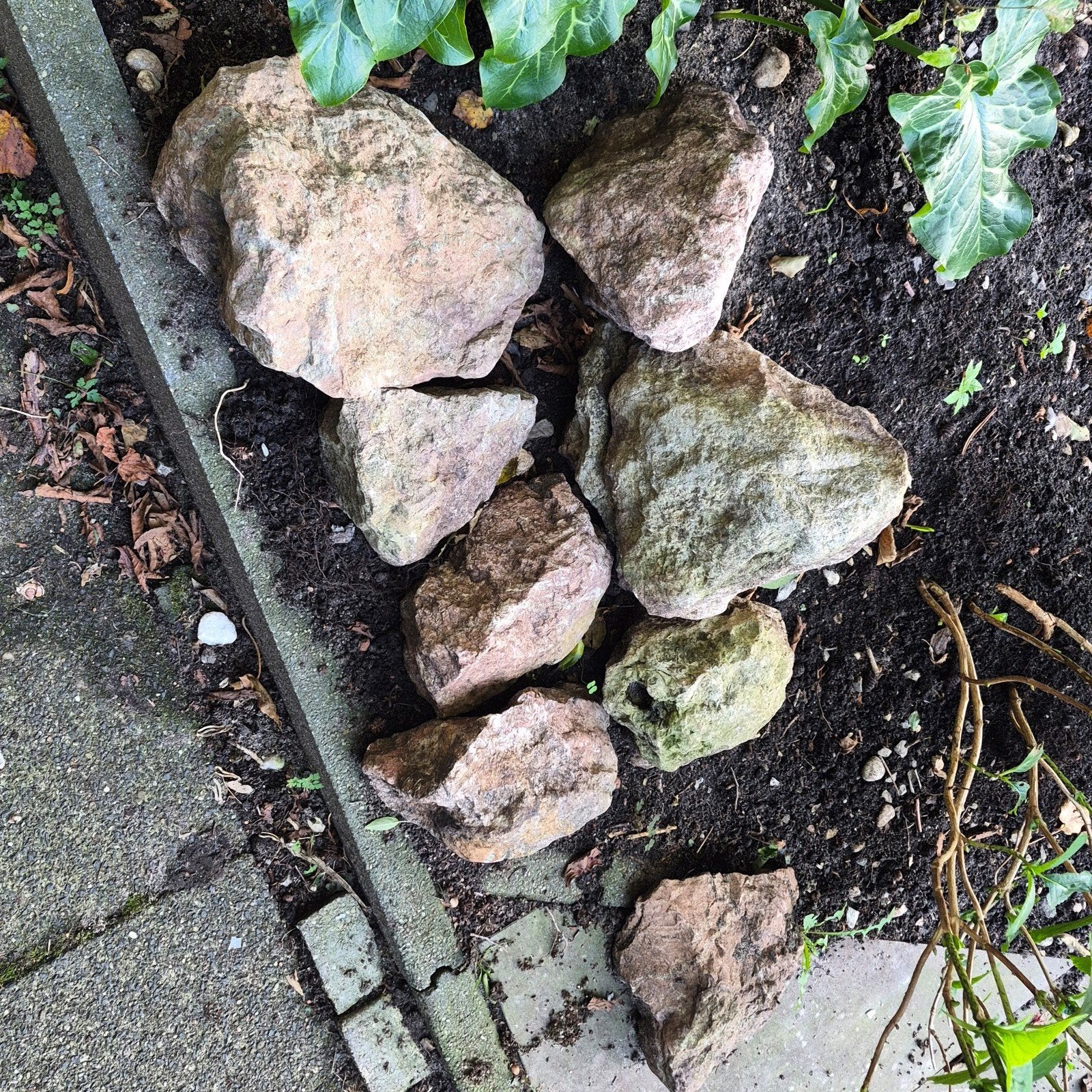 Rotsen stenen voor Tuin, Ophalen, Gebruikt