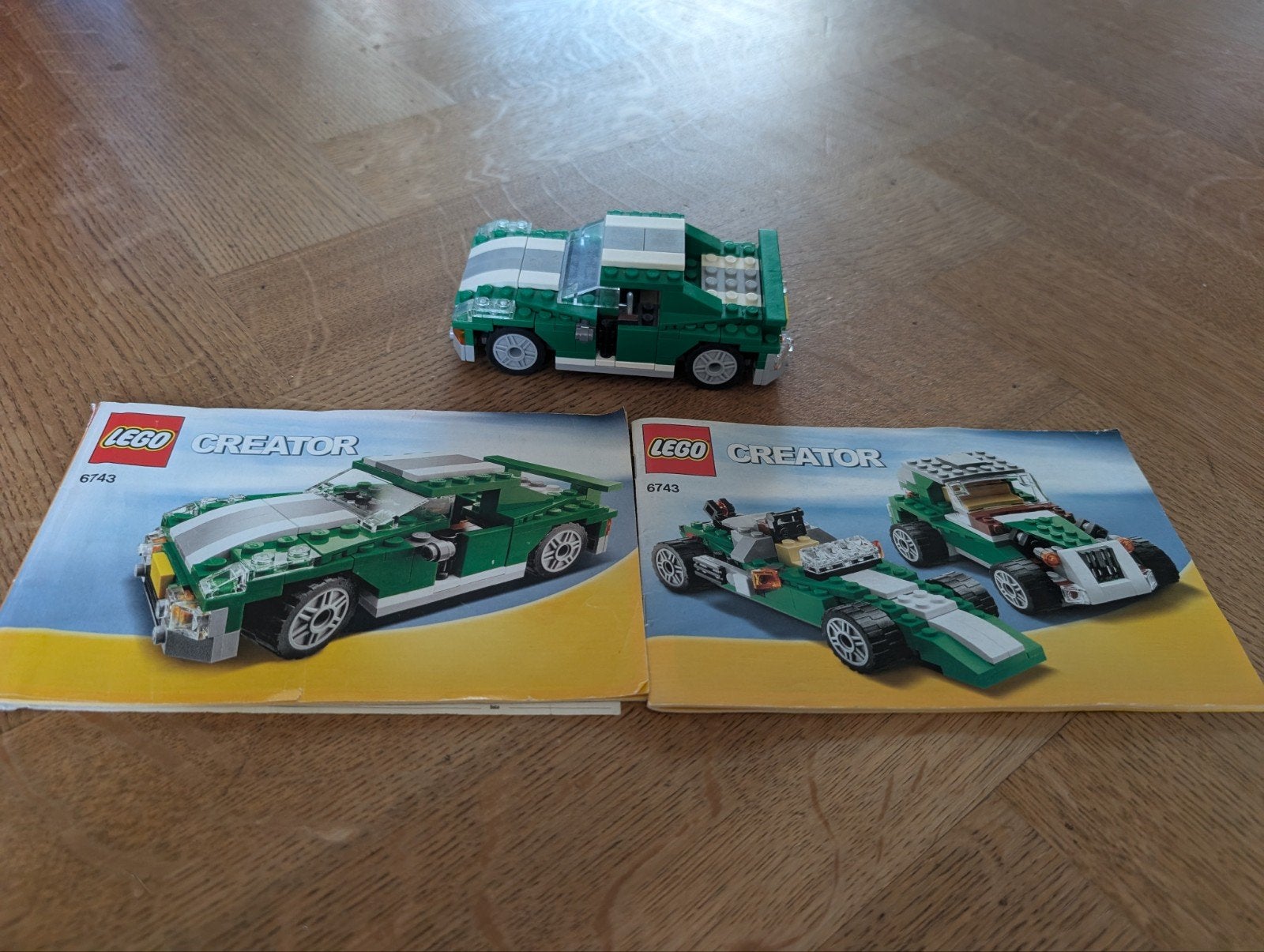 LEGO Creator 6743 Sportwagen met instructieboekjes, Ophalen of Verzenden, Gebruikt, Overige merken