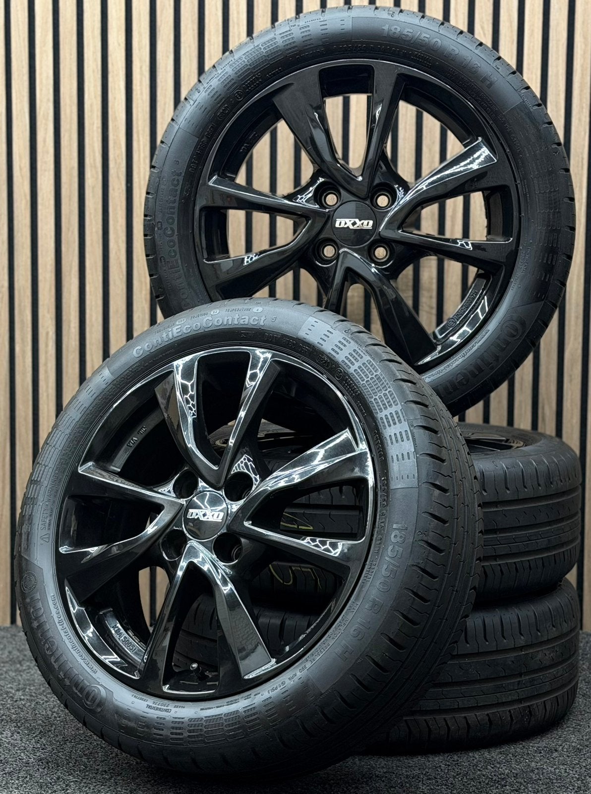 16 inch Oxxo Hyperion - Up Citigo Mii 4x100 ET37 Continental, Ophalen, 16 inch, ., Banden en Velgen
