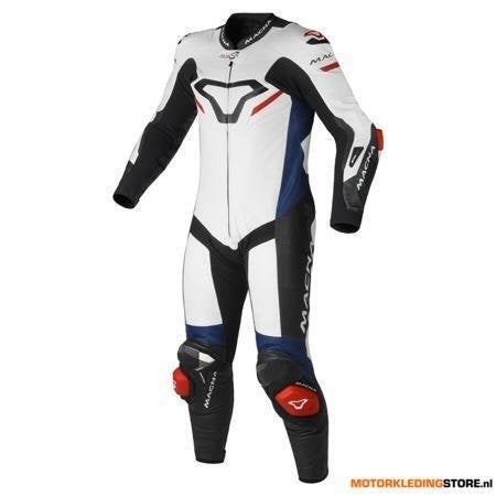 Macna Mizuro 1-delig Motorpak, Wit-Blauw, Motoren, Ophalen of Verzenden, Nieuw met kaartje