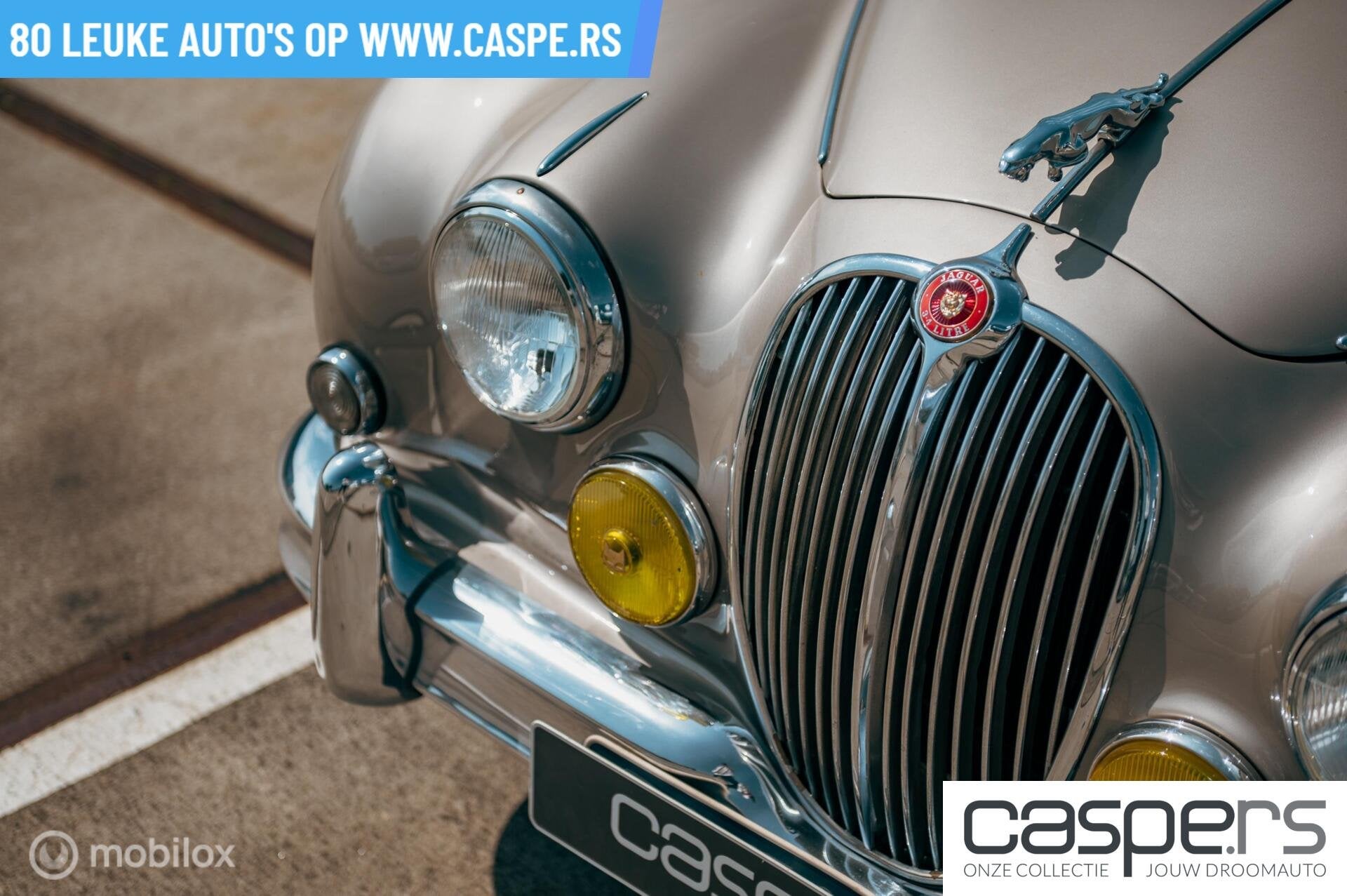 Jaguar MK2 3.4L | Origineel NL geleverd | Gerestaureerd, Auto's, Achterwielaandrijving, Gebruikt, Overige modellen, 4 stoelen