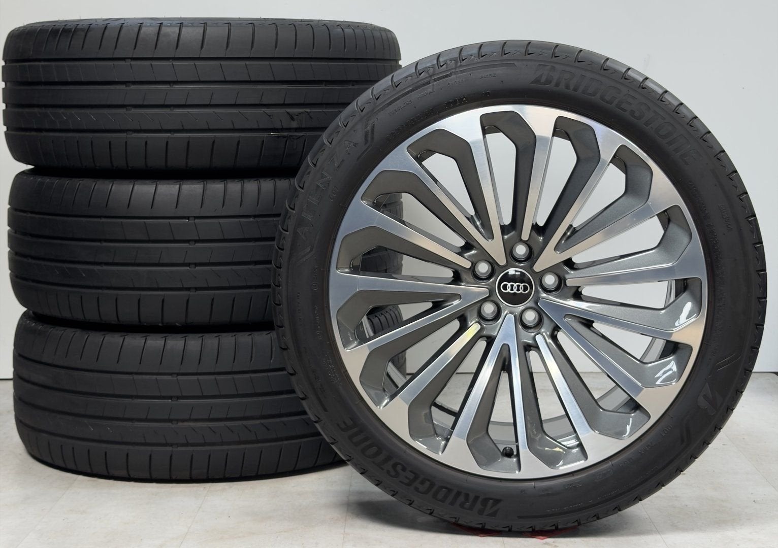 Audi E-tron Etron 21 inch Turbine velgen / Origineel 4KE, Gebruikt, -, -, Banden en Velgen