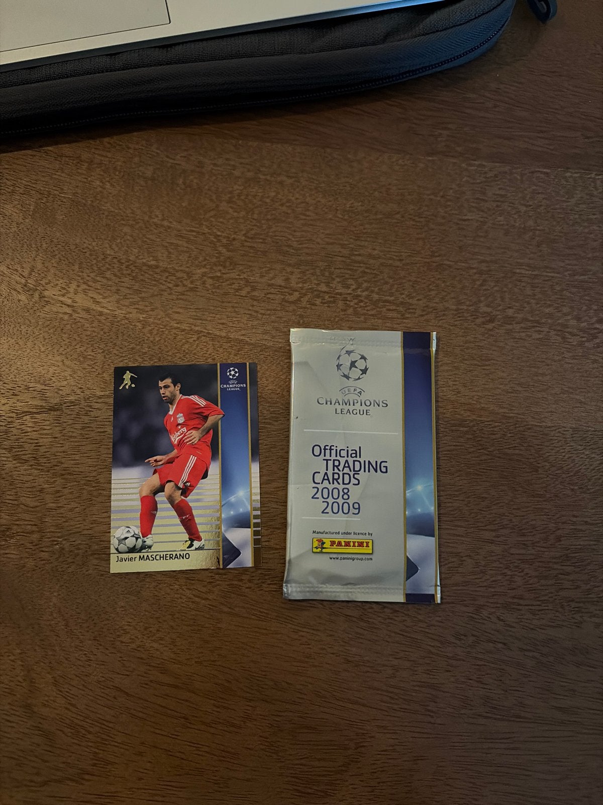 Panini Champions League 2008/2009 Javier Mascherano kaart, Ophalen of Verzenden, Nieuw, Losse kaart