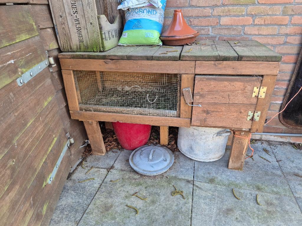 Konijnenhok/cavia hok, Ophalen, Konijn, 60 tot 90 cm, Hok